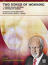 Two Songs of Morning Concert Band sheet music cover Thumbnail